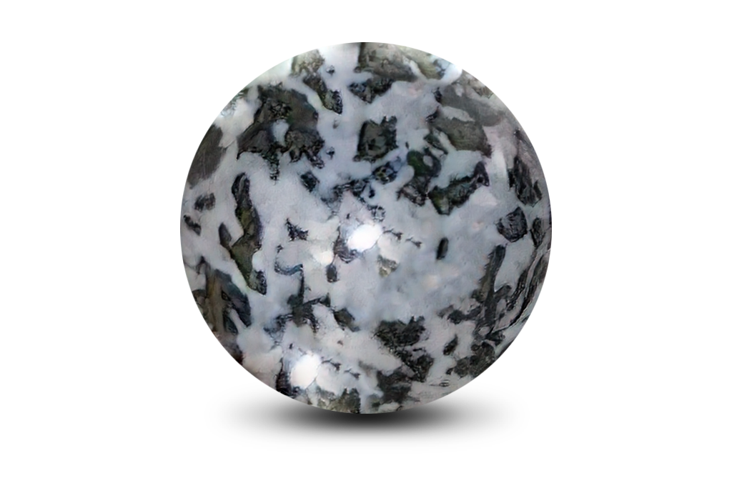 Hand polishe Indigo Gabbro Spheres