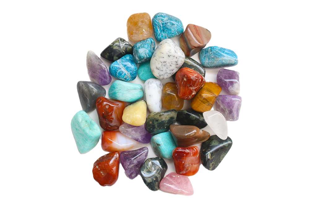 Mix Tumble Stones | 1 Lb Bag | 30-45mm