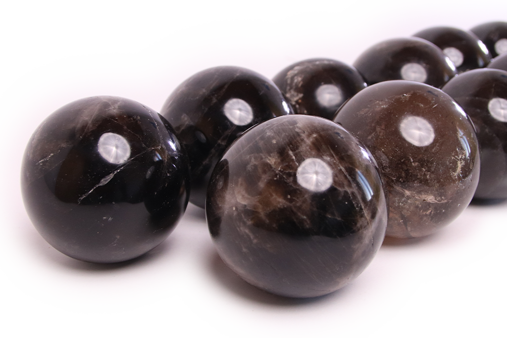 Smoky Quartz Hand Polished Spheres