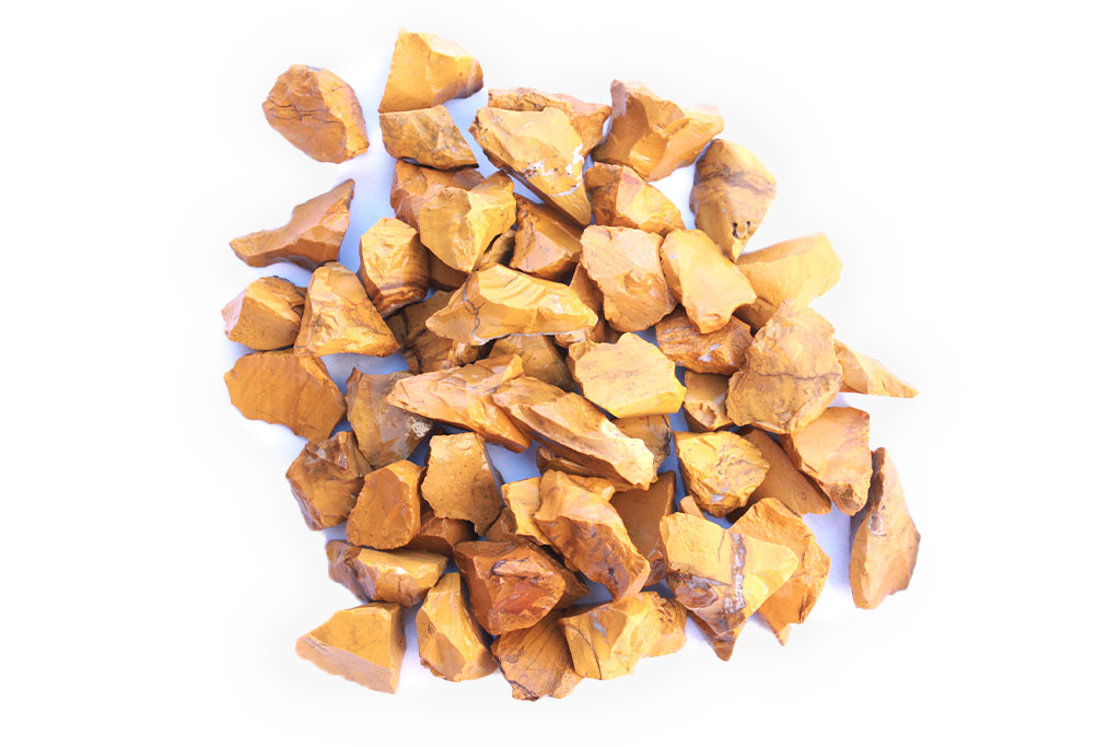 Yellow Jasper Gem Decor Rough | 3 Lb Bags