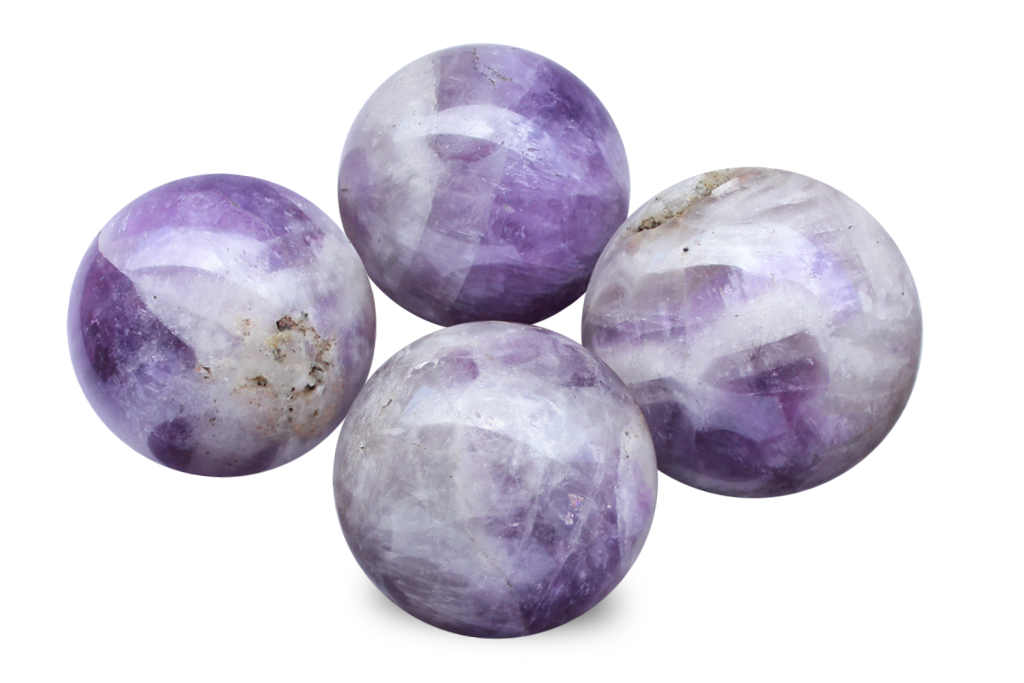 Banded Amethyst Spheres