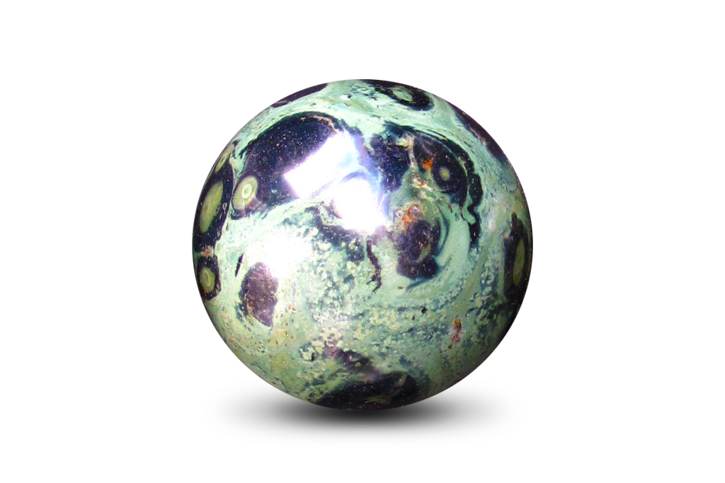 Hand polished Crocodile Jasper, Kambaba Jasper Spheres