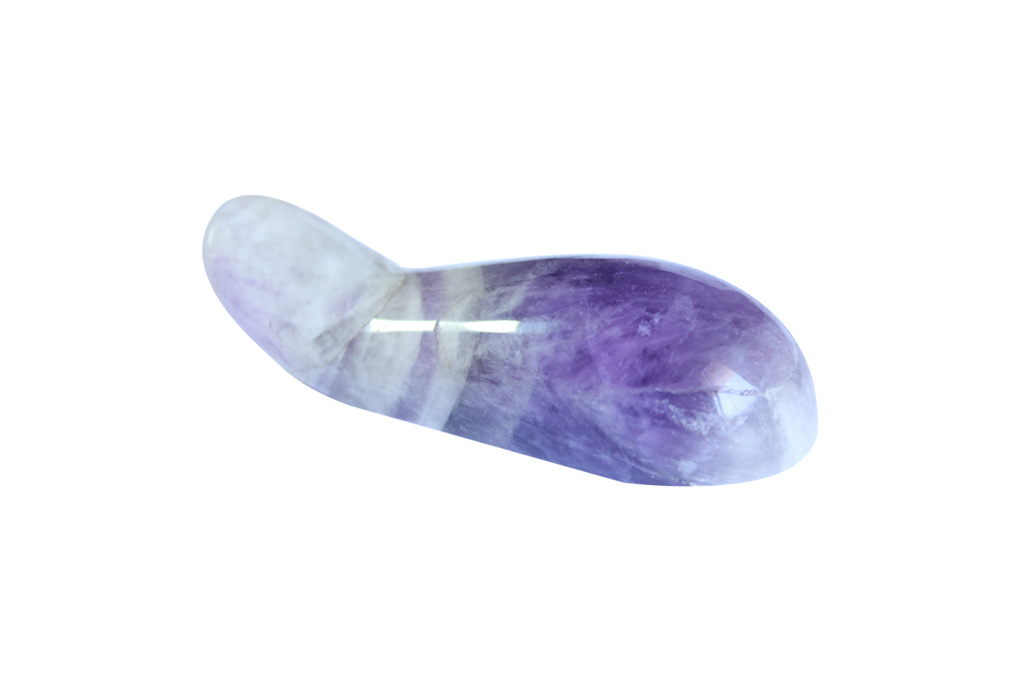 Banded Amethyst Handheld Massage Tool