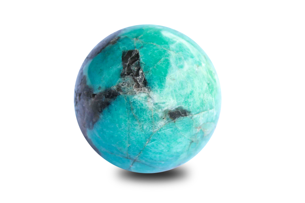 Hand Polished Amazonite Sphere