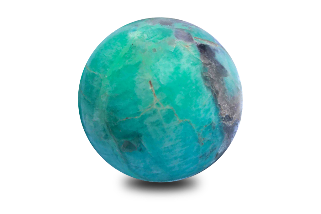 Hand Polished Amazonite Sphere