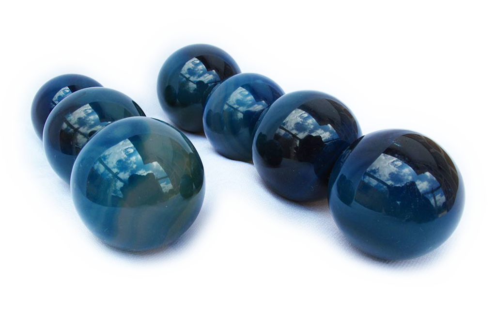 Blue Agate Spheres