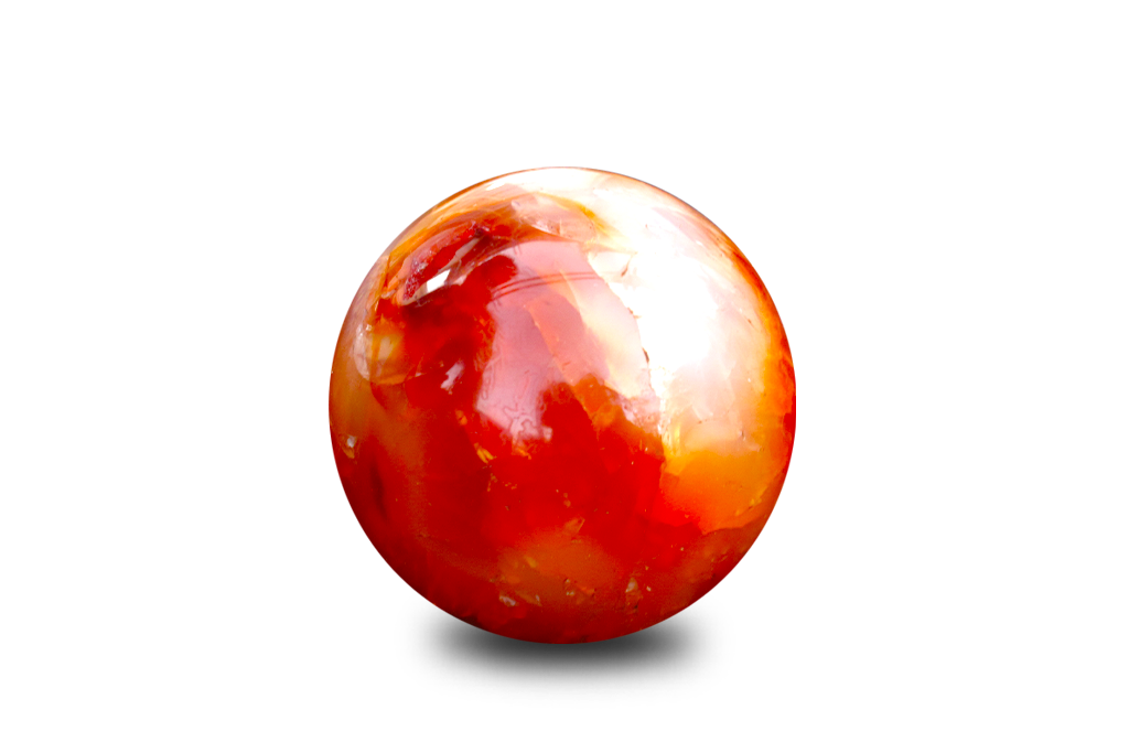 Hand Polished Carnelian Sphere