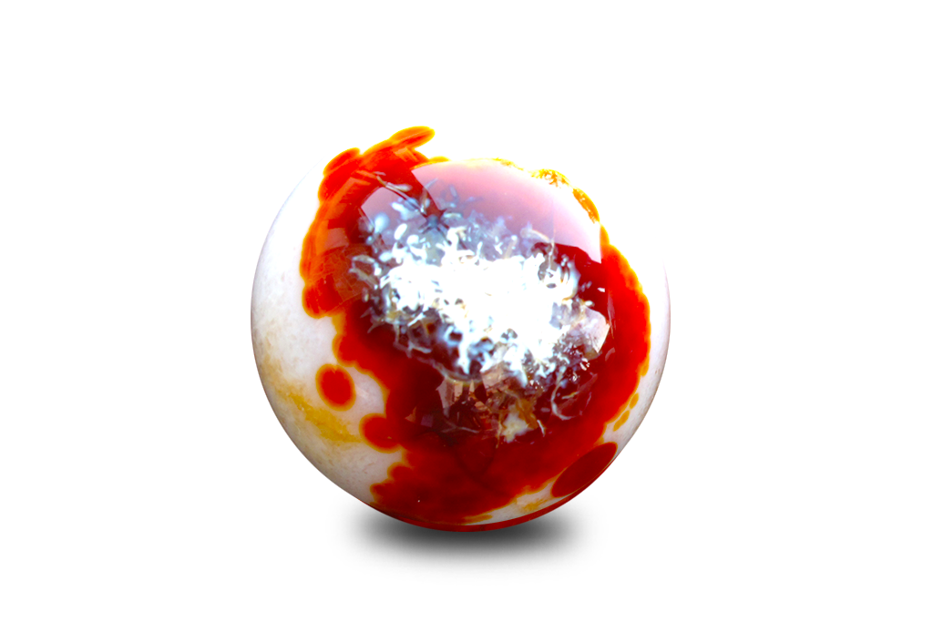 Hand Polished Carnelian Sphere