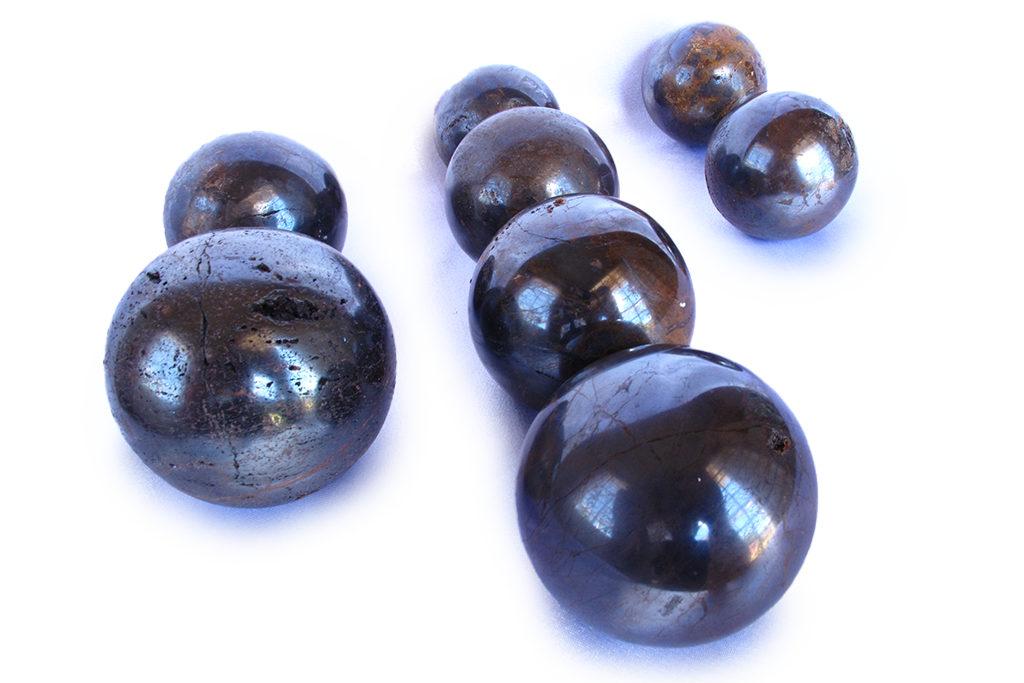 Hand Polished Hematite Spheres