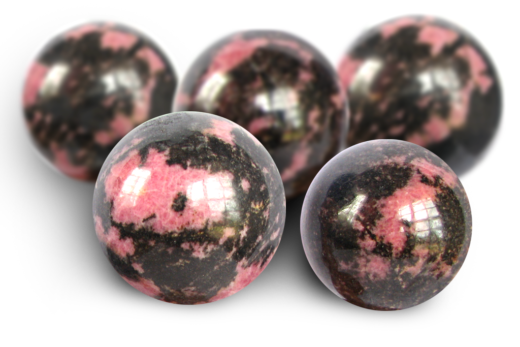 Rhodonite Spheres