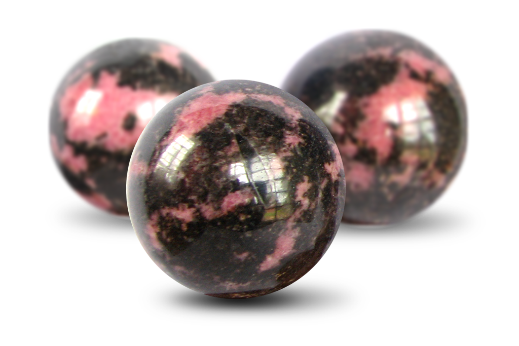 Rhodonite Spheres