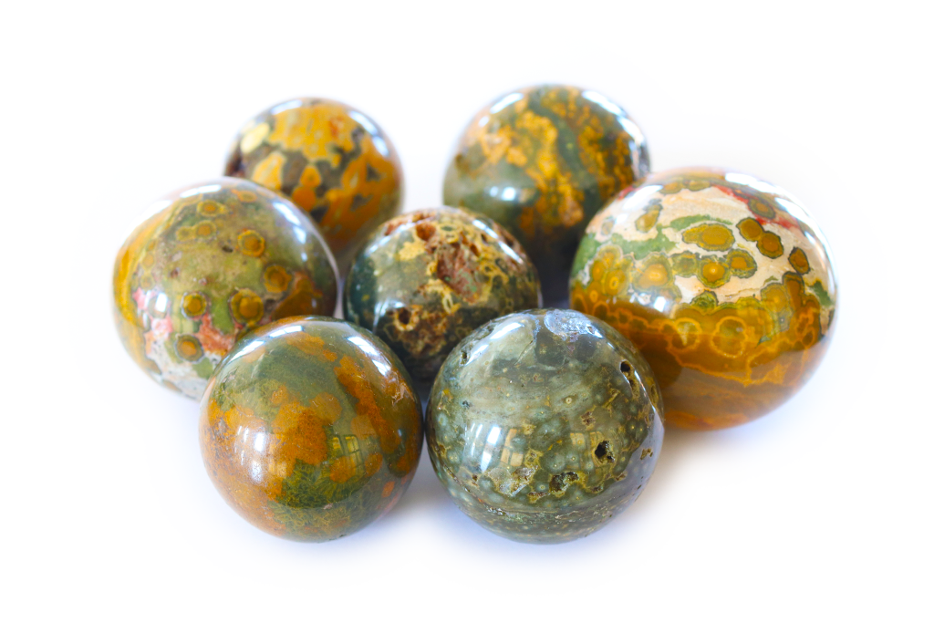 Sea Jasper Hand Polished Spheres