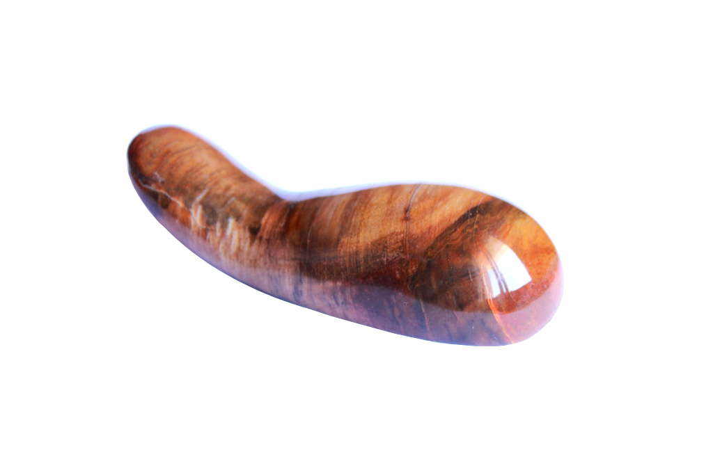 Petrified Wood Handheld Massage Tool