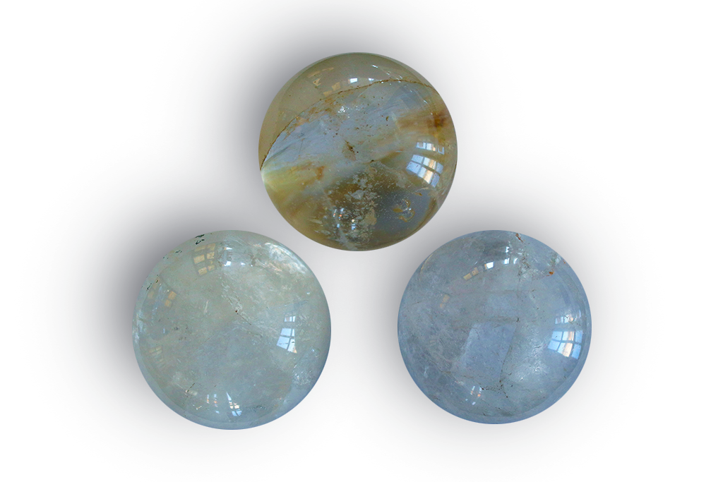 Hand Polished Quartz Crystal Spheres