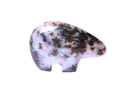 Gem Decor® Handmade Rhodonite Bear Carvings - Luxury Decoration and gift