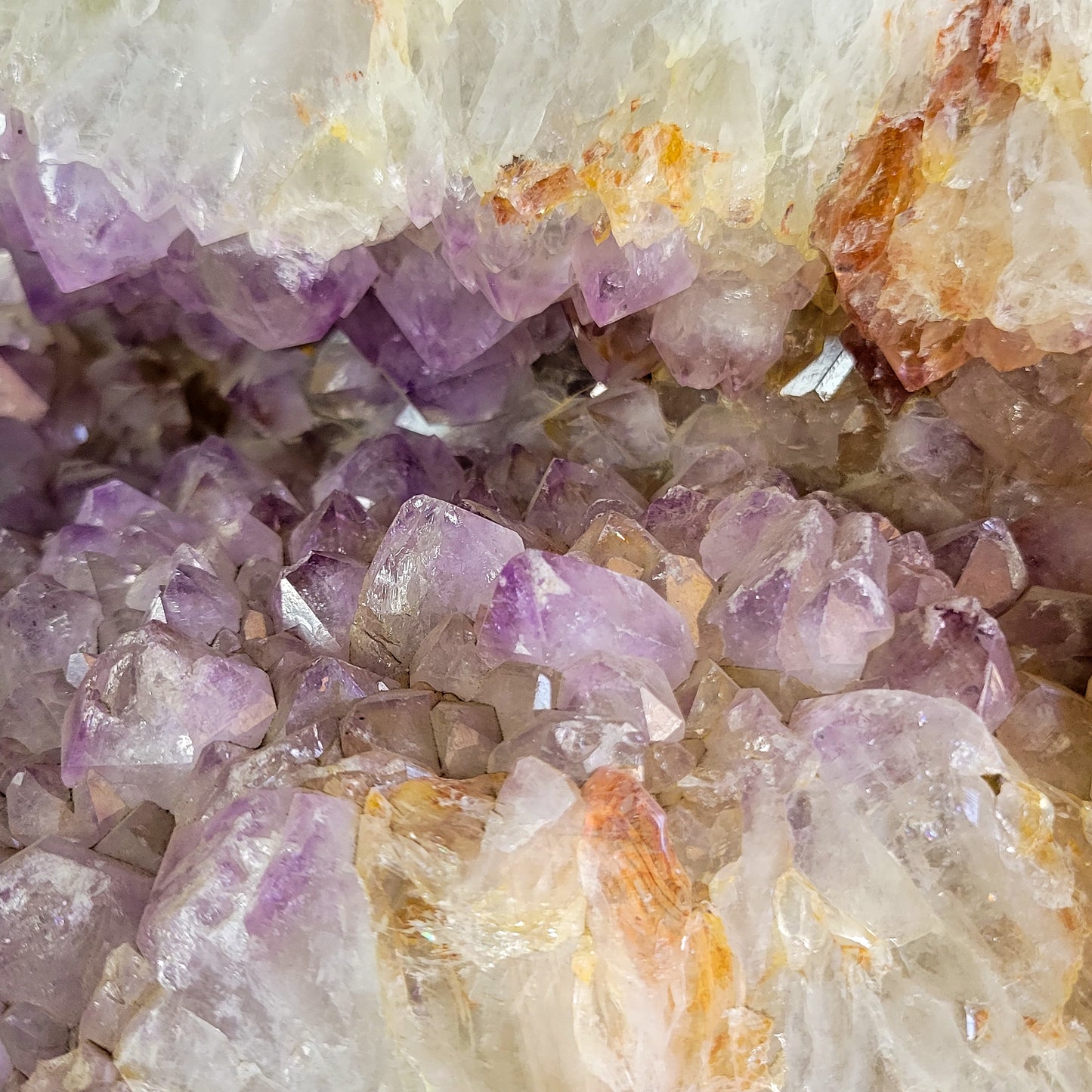 Large Amethyst Geode Semi-polished