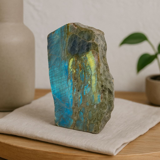 Blue Labradorite Slice