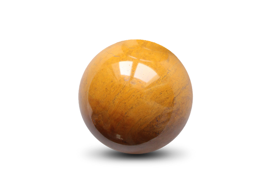 Hand Polished Yellow Jasper Spheres